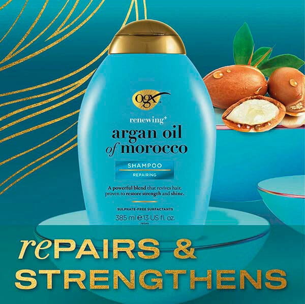 Ogx Renewing Argan Oil Of Morocco Shampoo, 385 ml (Italy) 4 Ogx Renewing Argan Oil Of Morocco Shampoo, 385 ml (Italy) - Image 4
