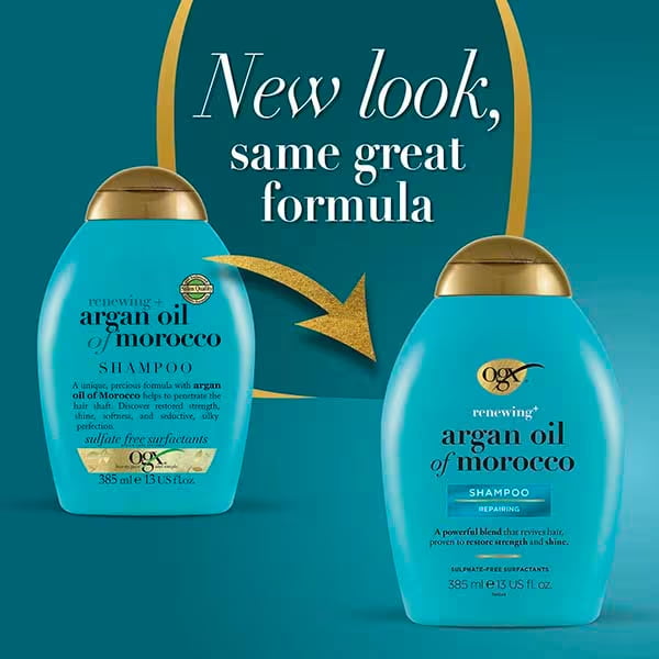 Ogx Renewing Argan Oil Of Morocco Shampoo, 385 ml (Italy) 5 Ogx Renewing Argan Oil Of Morocco Shampoo, 385 ml (Italy) - Image 5