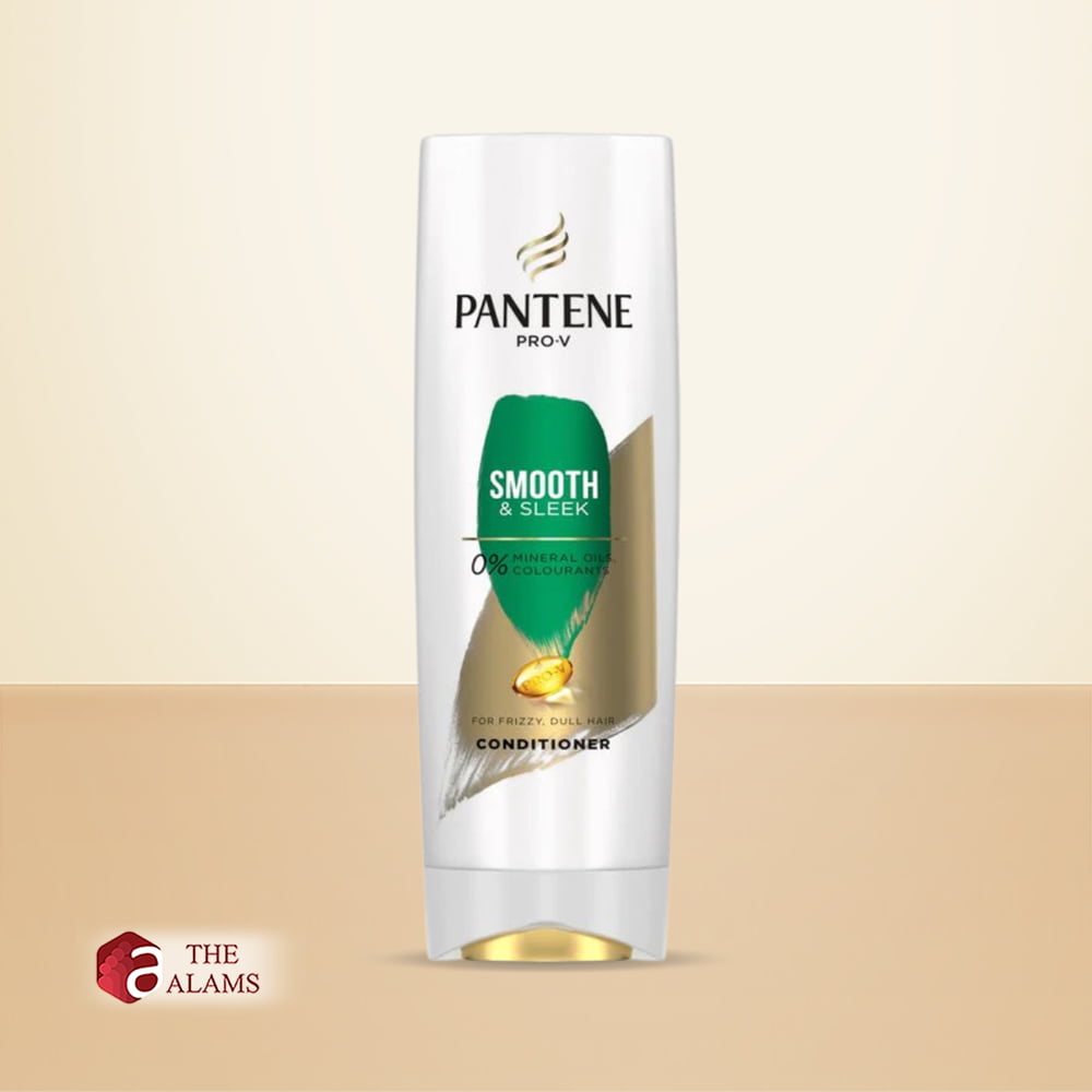Pantene Smooth And Sleek Conditioner For Frizzy Dull Hair, 400 ml 1 Pantene Smooth And Sleek Conditioner For Frizzy Dull Hair, 400 ml