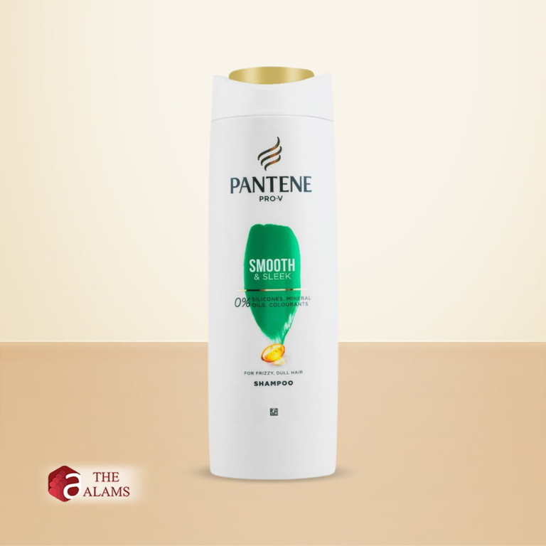 Pantene Smooth And Sleek Shampoo Conditioner Set For Frizzy Dull Hair, 400 ml