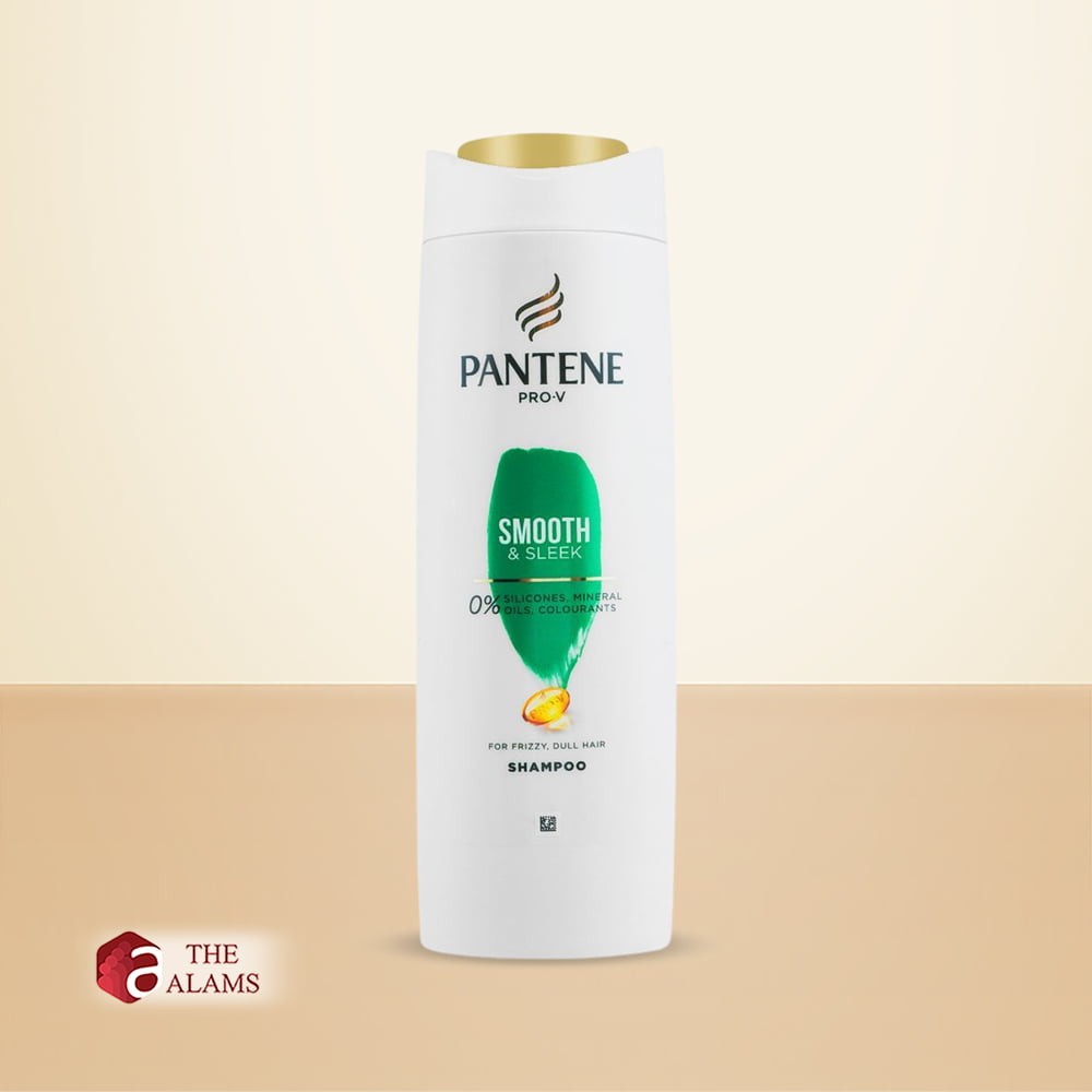 Pantene Smooth And Sleek Shampoo Conditioner Set For Frizzy Dull Hair, 400 ml 2 Pantene Smooth And Sleek Shampoo Conditioner Set For Frizzy Dull Hair, 400 ml - Image 2