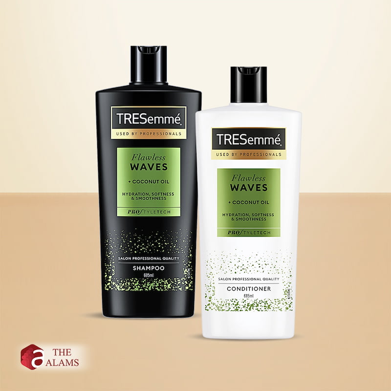 Tresemme Flawless Waves Shampoo Conditioner Set, 685 ml 1 Tresemme Flawless Waves Shampoo Conditioner Set, 685 ml