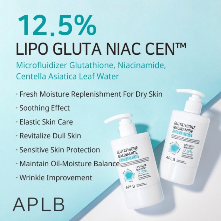 APLB Glutathione Niacinamide Body Lotion For Pigmentation, 300 ml