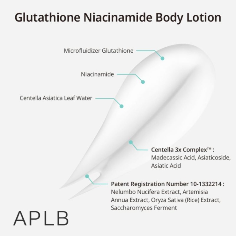 APLB Glutathione Niacinamide Body Lotion For Pigmentation, 300 ml