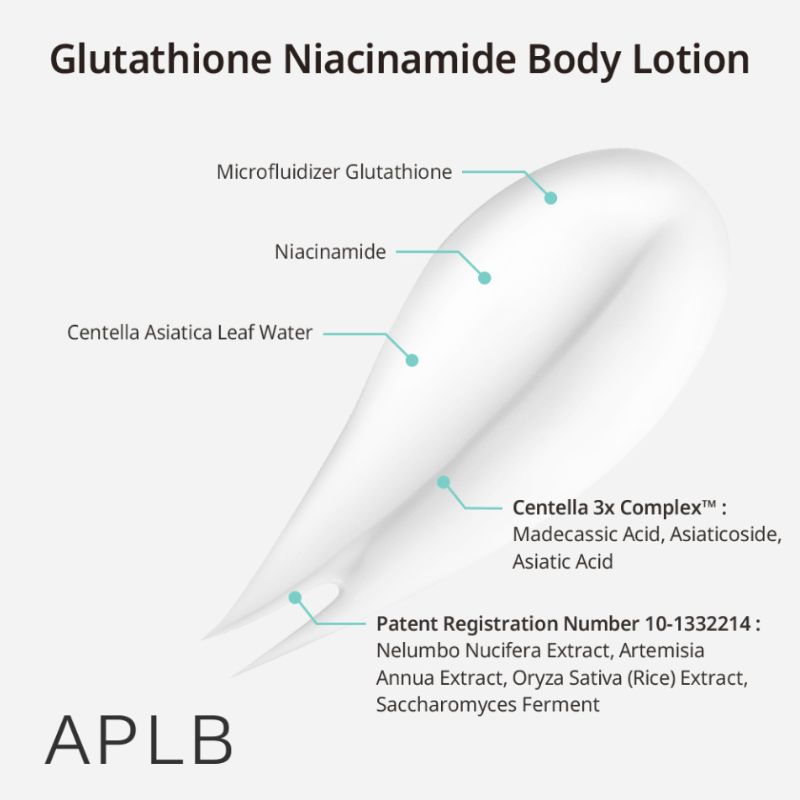 APLB Glutathione Niacinamide Body Lotion For Pigmentation, 300 ml 3 APLB Glutathione Niacinamide Body Lotion For Pigmentation, 300 ml - Image 3