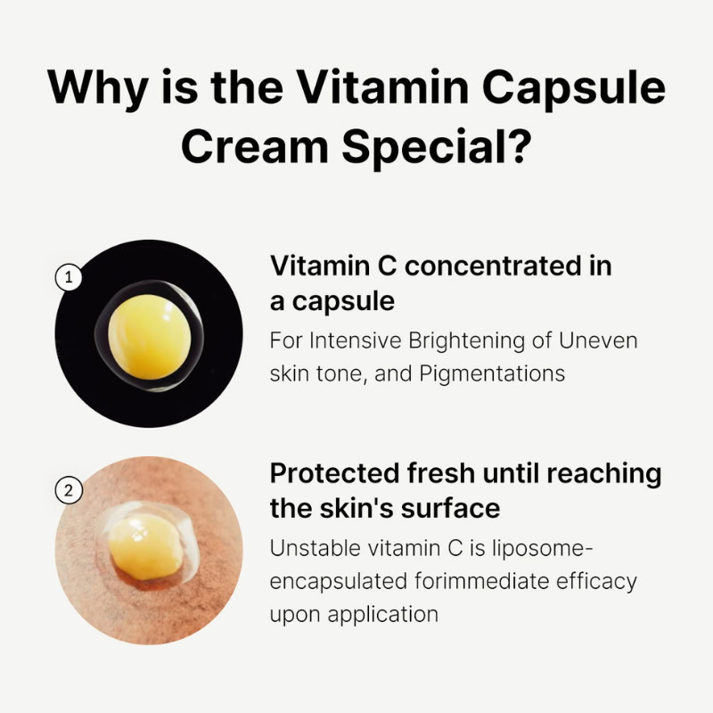 Medicube Deep Vita C Capsule Face Cream For Pigmentation And Brightness, 55 g 4 Medicube Deep Vita C Capsule Face Cream For Pigmentation And Brightness, 55 g - Image 4