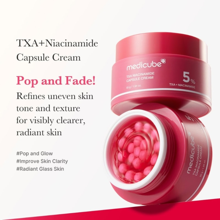 Medicube TXA Niacinamide Capsule Face Cream For Pigmentation And Brightness, 55 g