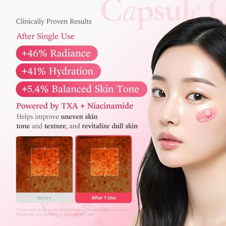 Medicube TXA Niacinamide Capsule Face Cream For Pigmentation And Brightness, 55 g