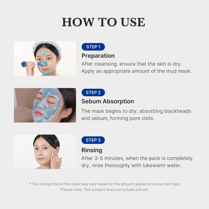 Medicube Zero Pore Blackhead Mud Face Mask, 100 g 6 Medicube Zero Pore Blackhead Mud Face Mask, 100 g - Image 6