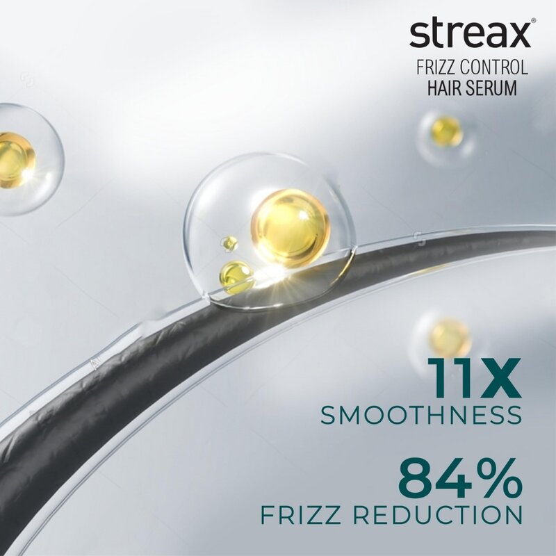 Streax Frizz Control Hair Serum, 100 ml 4 Streax Frizz Control Hair Serum, 100 ml - Image 4