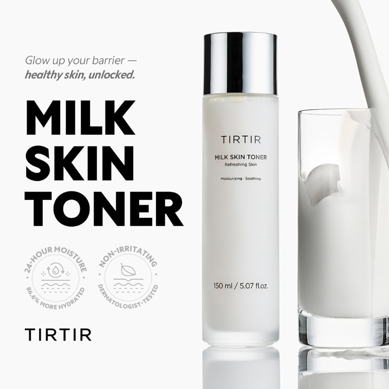 Tirtir Milk Toner For Dehydrated, Barrier Damaged Skin, 150 ml 6 Tirtir Milk Toner For Dehydrated, Barrier Damaged Skin, 150 ml - Image 6