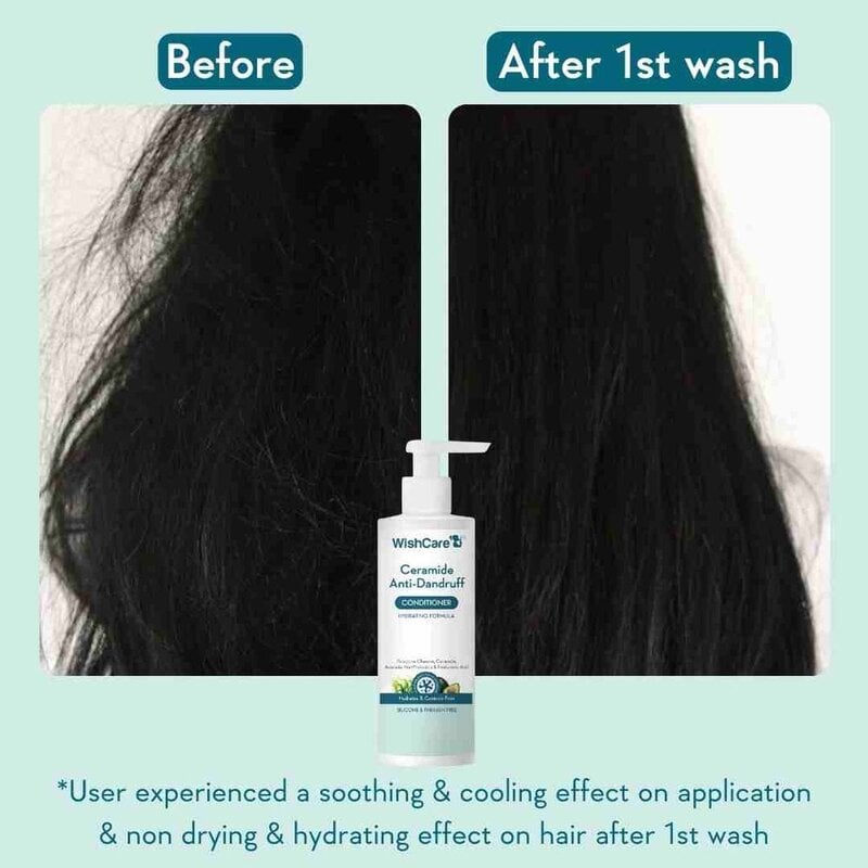 WishCare Ceramide Anti Dandruff Conditioner, 200 ml 2 WishCare Ceramide Anti Dandruff Conditioner, 200 ml - Image 2