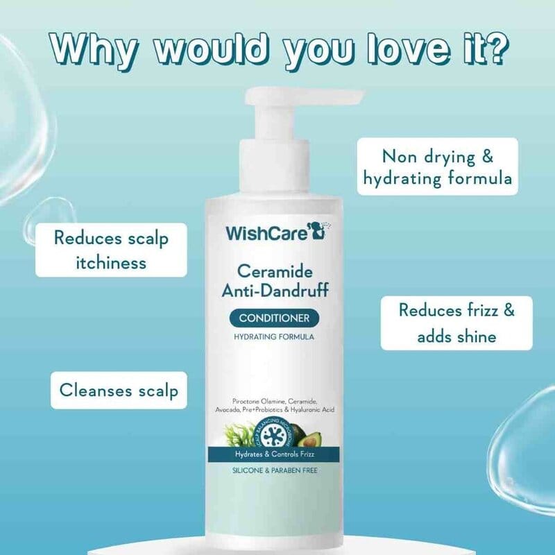 WishCare Ceramide Anti Dandruff Conditioner, 200 ml 4 WishCare Ceramide Anti Dandruff Conditioner, 200 ml - Image 4
