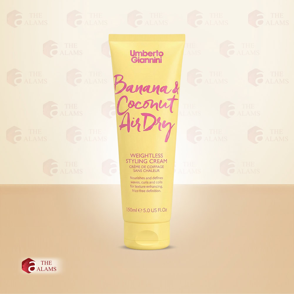 Umberto Giannini Banana Coconut Weightless Air Dry Curl Cream, 150 ml 1 Umberto Giannini Banana Coconut Weightless Air Dry Curl Cream, 150 ml