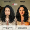Cantu Coconut Curling Cream, 340 g 4 Cantu Coconut Curling Cream 340 g before after
