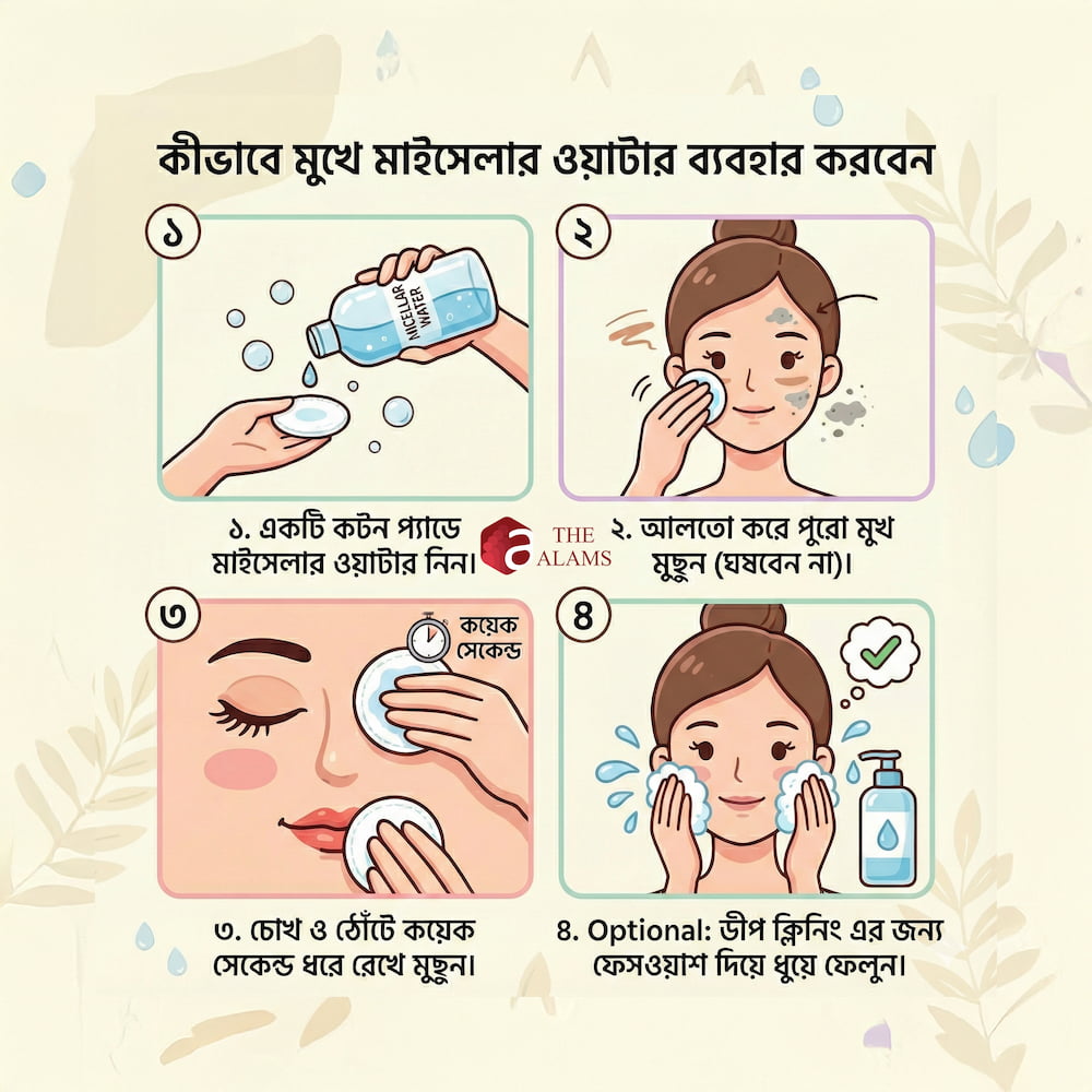 Garnier Micellar Cleansing Water Vitamin C For Dull Sensitive Skin, 125 ml 3 Garnier Micellar Cleansing Water Vitamin C For Dull Sensitive Skin, 125 ml - Image 3