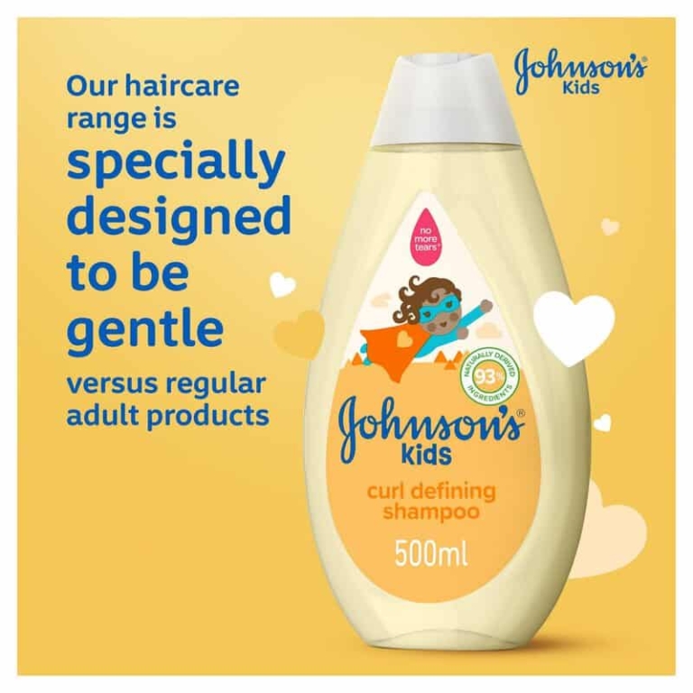 Johnson's Kids Curl Defining Shampoo, 500 ml