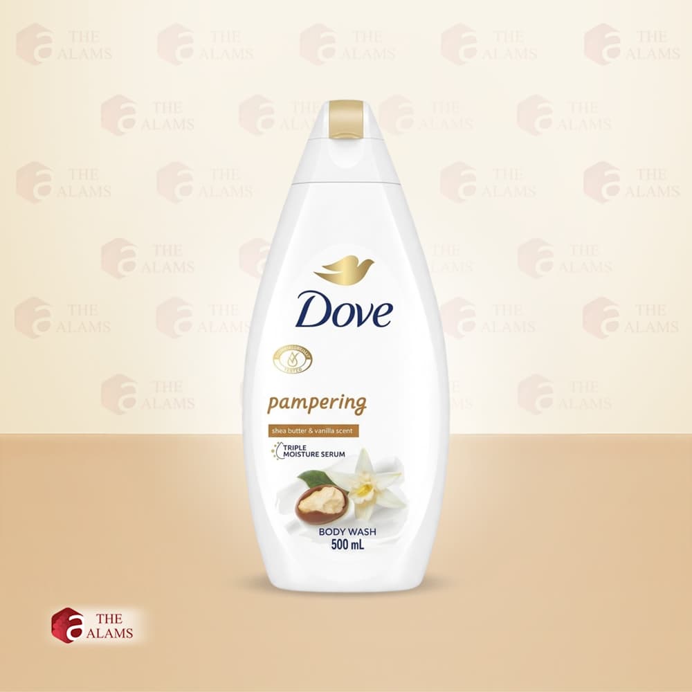 Dove Pampering Shea Butter And Vanilla Body Wash, 500 ml 1 Dove Pampering Shea Butter And Vanilla Body Wash, 500 ml