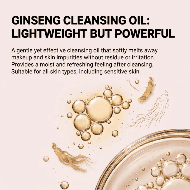 Beauty of Joseon Ginseng Cleansing Oil, 210 ml 5 Beauty of Joseon Ginseng Cleansing Oil, 210 ml - Image 5