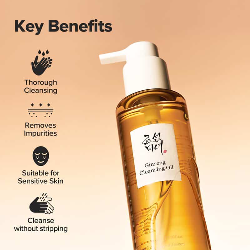 Beauty of Joseon Ginseng Cleansing Oil, 210 ml 3 Beauty of Joseon Ginseng Cleansing Oil, 210 ml - Image 3