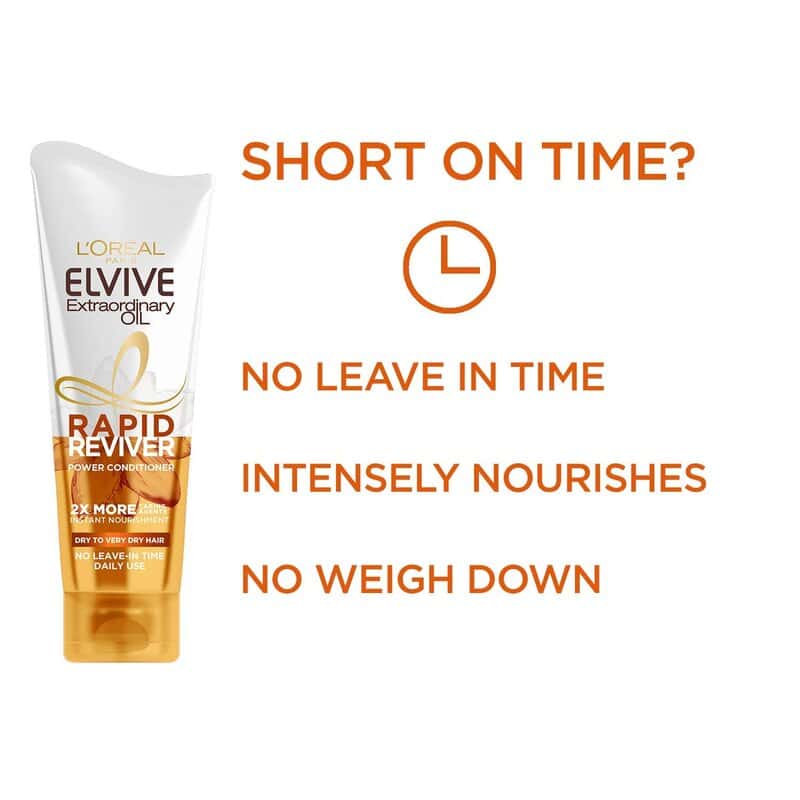 Loreal Rapid Reviver Power Conditioner For Very Dry Hair, 180 ml 2 Loreal Rapid Reviver Power Conditioner For Very Dry Hair, 180 ml - Image 2