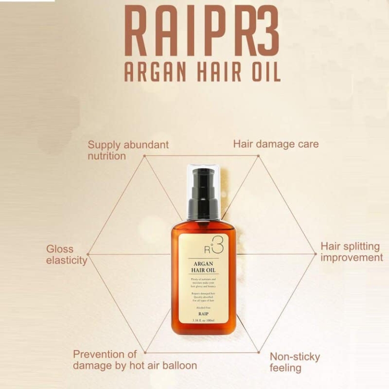 Raip Lab R3 Argan Hair Oil- Original, 100 ml