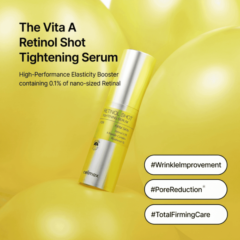 Celimax Retinol Shot Tightening Face Serum For Anti Ageing And Brightening, 30 ml