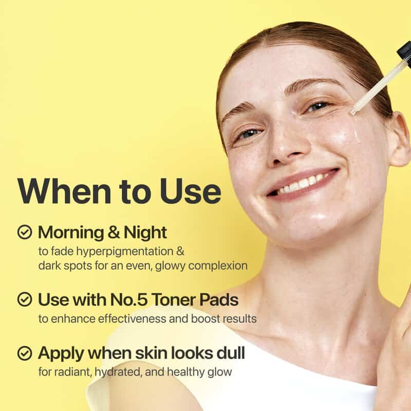 Numbuzin No. 5+ Glutathione Vitamin Concentrated Face Serum For Hyperpigmentation, 30 ml 7 Numbuzin No. 5+ Glutathione Vitamin Concentrated Face Serum For Hyperpigmentation, 30 ml - Image 7