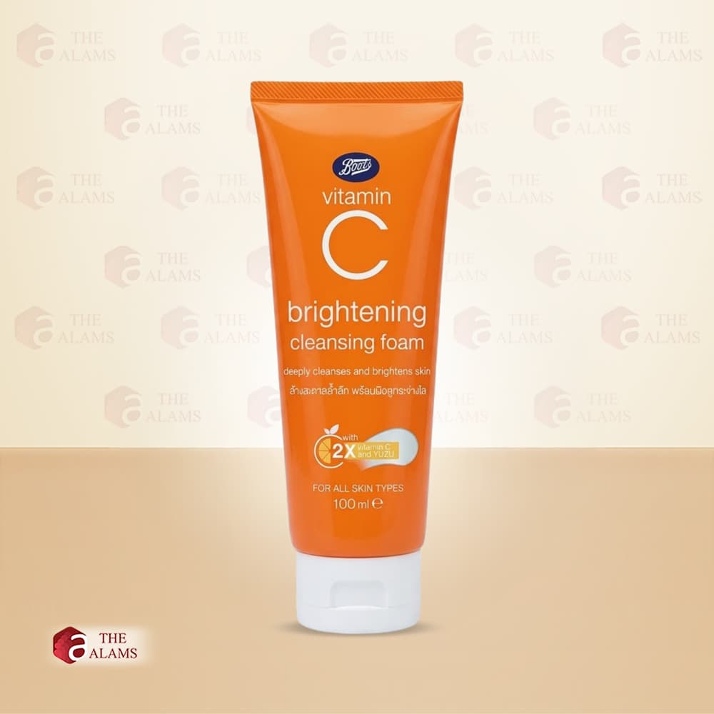 Boots Vitamin C Brightening Cleansing Foam, 100 ml 1 Boots Vitamin C Brightening Cleansing Foam, 100 ml